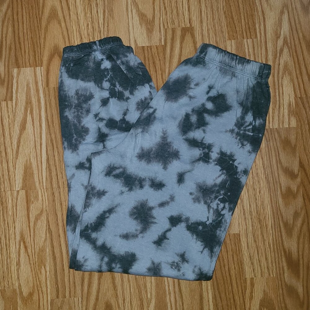 So Lounge Life Blue Tie Dyed Sweatpants